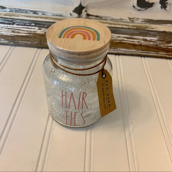 Rae Dunn Rainbow Collection Makup Bag & Jars - Picture 13 of 14